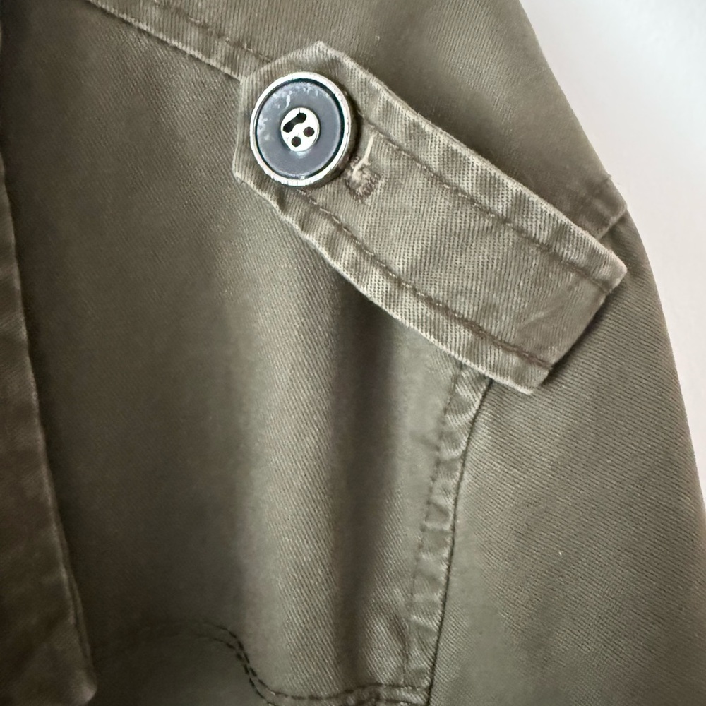 Men's Classic Military Field Jacket in Olive - Picture 9 of 10